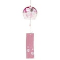thumbnail image 1 of Glass Wind Chimes Japanese-style Wind Chime Simple and Beautiful Label Pendnat Chimes Wind Bells(Pattern 3), 1 of 6