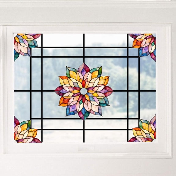 Glass Window Clings Window Film Decorative Stickers for Home Kitchen Office Bathroom