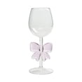 thumbnail image 1 of Glass Wine Glass with Elegant Bow Design, 320ml Romantic High-Footed Champagne Flute for Valentine's Day and Christmas Celebrations, 1 of 6