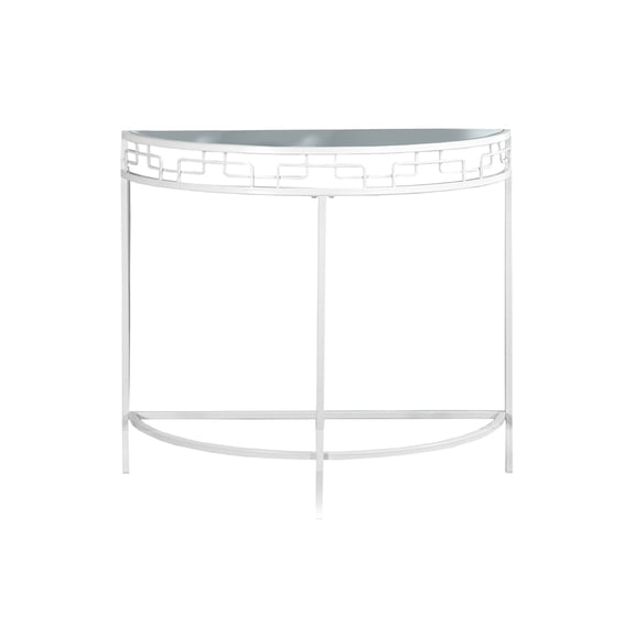 Glass and Metal Console | Ideal for Condos, Small Apartments | Functional and Stylish Piece
