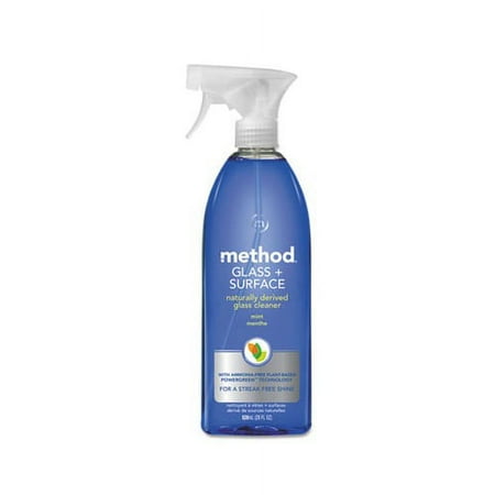 Glass and Surface Cleaner Mint, 28 oz Spray Bottle