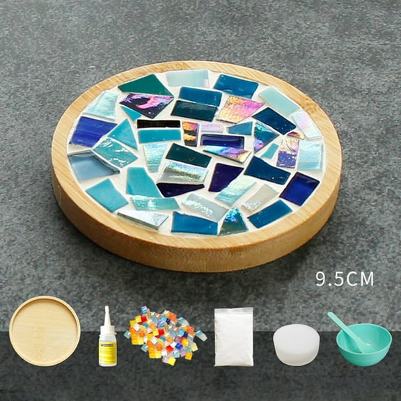 Glass and Wooden DIY Craft Kits for Adults Mixed Color Art Projects for Beginners