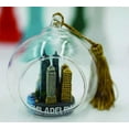 thumbnail image 1 of Glass ornament of Philadelphia keepsake Christmas ornaments 3 inches, 1 of 1