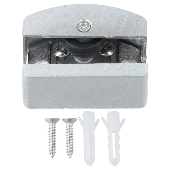 Glass sliding door floor rail system rails adjustable (with plush lining)