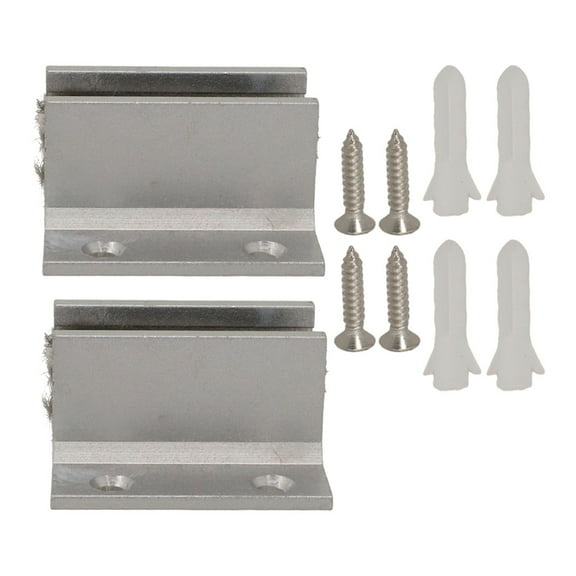 Glass sliding door floor rails sliding door system rails (with plush lining)