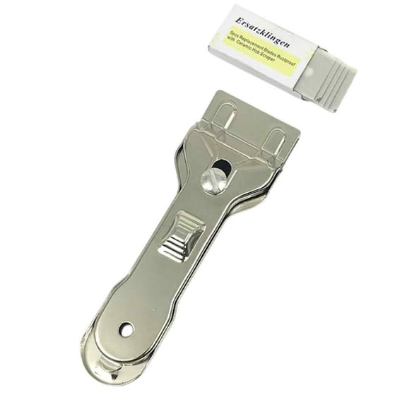 Glass spatula, cleaning and stain removal knife, kitchen stove, induction cooker, surface cleaning scraper, ceramic tile cleaning tool