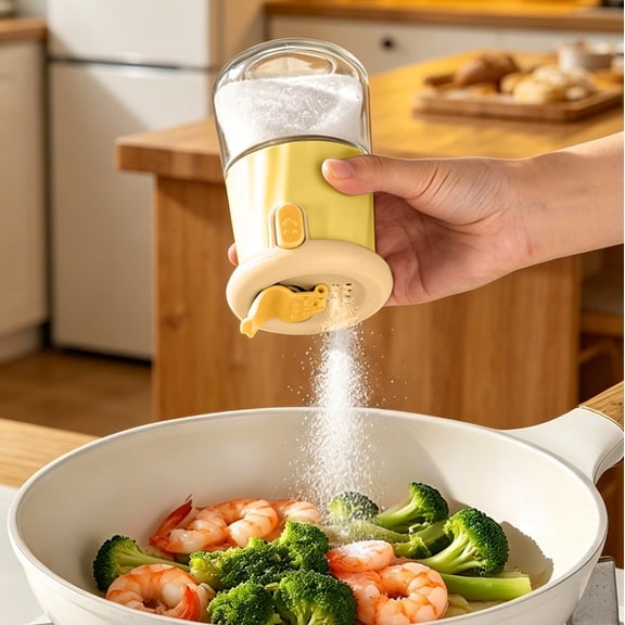 Glass Spice Jar Shaker Bottle With Measuring Lid Kitchen Seasoning Container With Sealed Top For Salt Pepper Herbs And Baking