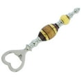 thumbnail image 1 of GlassOfVenice Italian Murano Glass Bottle Opener - Gold Purple Stripes, 1 of 4