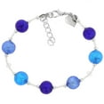 thumbnail image 1 of GlassOfVenice Murano Glass Beatrice Bracelet - Blue, 1 of 3