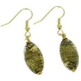 thumbnail image 1 of GlassOfVenice Murano Glass Ca D'Oro Olives Earrings - Black, 1 of 4