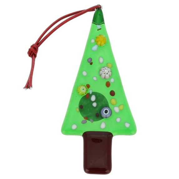 GlassOfVenice Murano Glass Christmas Tree Ornament