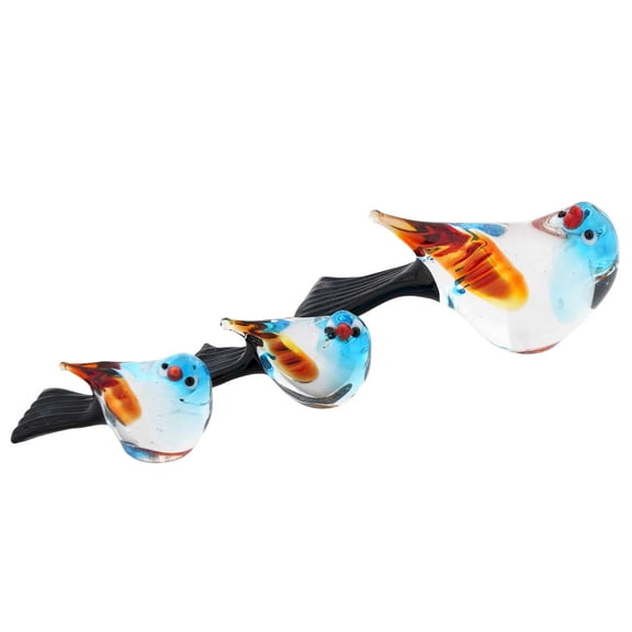 GlassOfVenice Murano Glass Dove Family