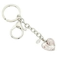 thumbnail image 1 of GlassOfVenice Murano Glass Heart Keychain - Light Purple, 1 of 4
