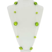 GlassOfVenice Murano Glass Lucia Necklace - Green