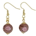 thumbnail image 1 of GlassOfVenice Murano Glass Magnifica Earrings - Cranberry, 1 of 4