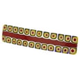thumbnail image 1 of GlassOfVenice Murano Glass Millefiori Hair Clip - Maroon and Yellow, 1 of 4