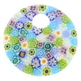 thumbnail image 1 of GlassOfVenice Murano Glass Millefiori Pastels Pendant- Large Round, 1 of 4