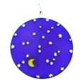thumbnail image 1 of GlassOfVenice Murano Glass Millefiori Pendant "Starry Night" in Silver Frame 1-1/2", 1 of 4