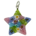 thumbnail image 1 of GlassOfVenice Murano Glass Millefiori Star Pendant - Pastels, 1 of 5