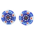 thumbnail image 1 of GlassOfVenice Murano Glass Millefiori Stud Earrings - Round, 1 of 5