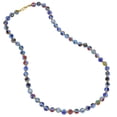 thumbnail image 1 of GlassOfVenice Murano Glass Mosaic Long Necklace - Periwinkle, 1 of 6