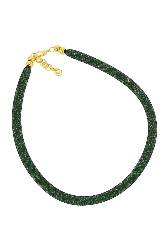 Murano Glass Necklace Eleganza - Green