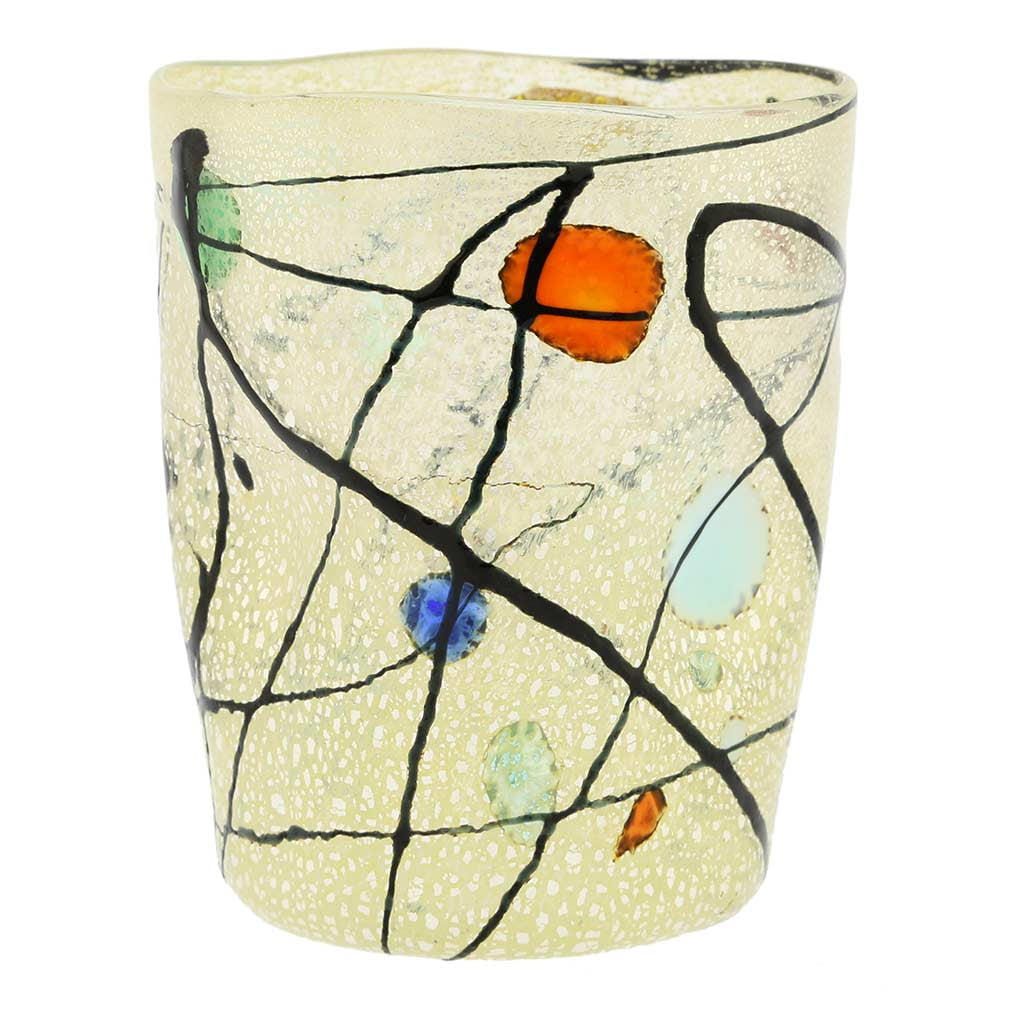 Glass Of Venice Murano Glass Picasso Tumbler - Thumbnail 4