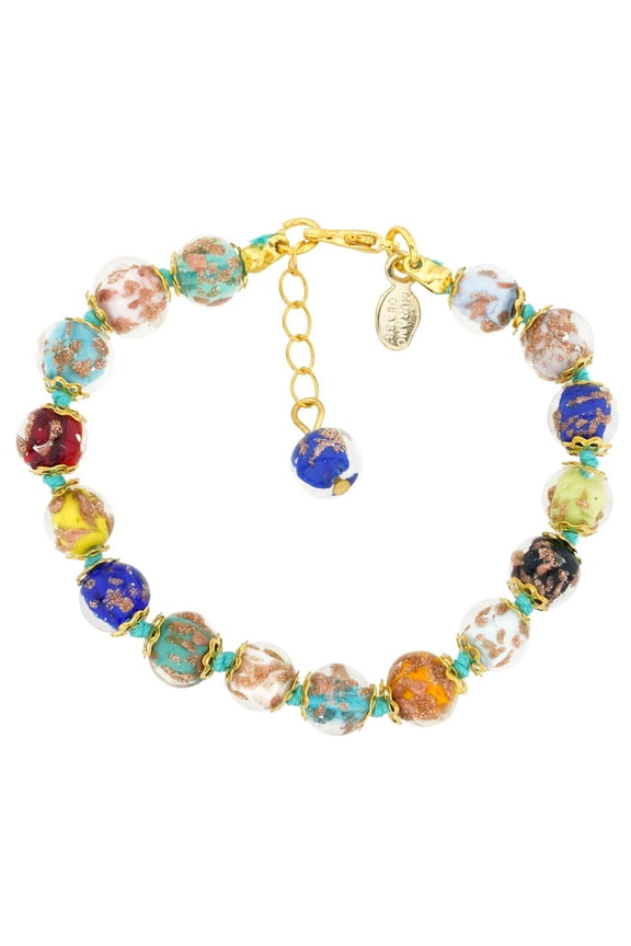 Murano Glass Sommerso Bracelet - Multicolor