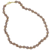 GlassOfVenice Murano Glass Sommerso Necklace - Purple