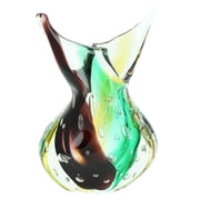 GlassOfVenice Murano Glass Sommerso Vase - Land and Sea