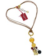 GlassOfVenice Murano Glass Teti Necklace - Golden Brown