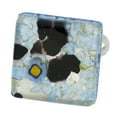 thumbnail image 1 of GlassOfVenice Murano Glass Venetian Reflections Ring - Square With Adjustable Band, 1 of 3