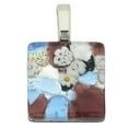 thumbnail image 1 of GlassOfVenice Murano Glass Venetian Reflections Square Pendant, 1 of 6