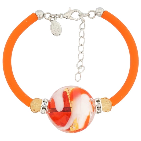 GlassOfVenice Murano Glass Venice Diva Bracelet - Sunshine Gold