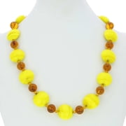 GlassOfVenice Murano Glass Wonders Necklace - Desert Sands