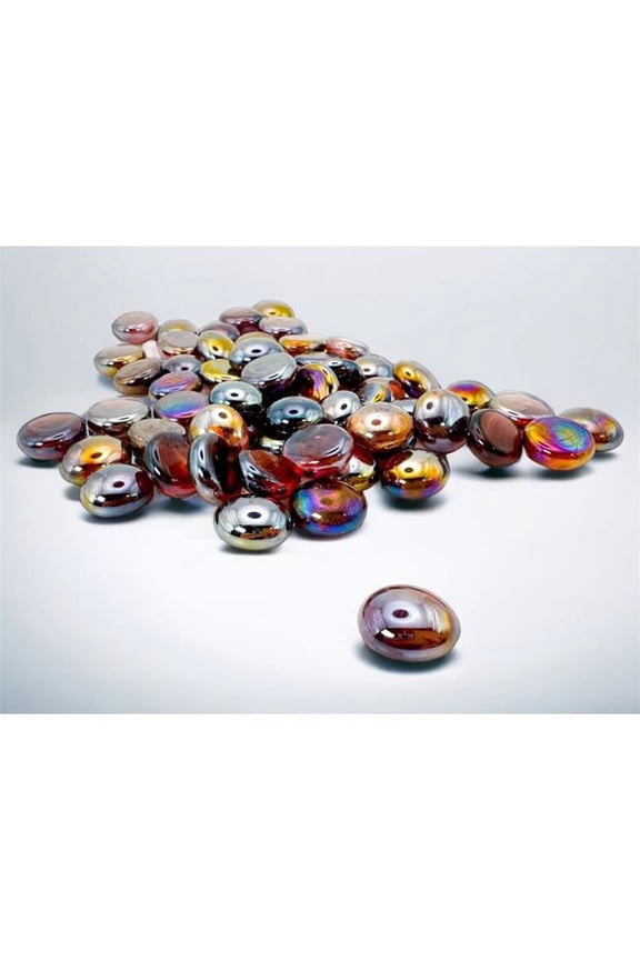 GlassStonesTube Iridized Amethyst - 40 Count