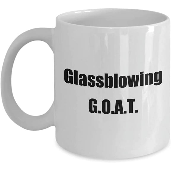 Glassblowing G.O.A.T. Greatest of All Time Coffee Mug