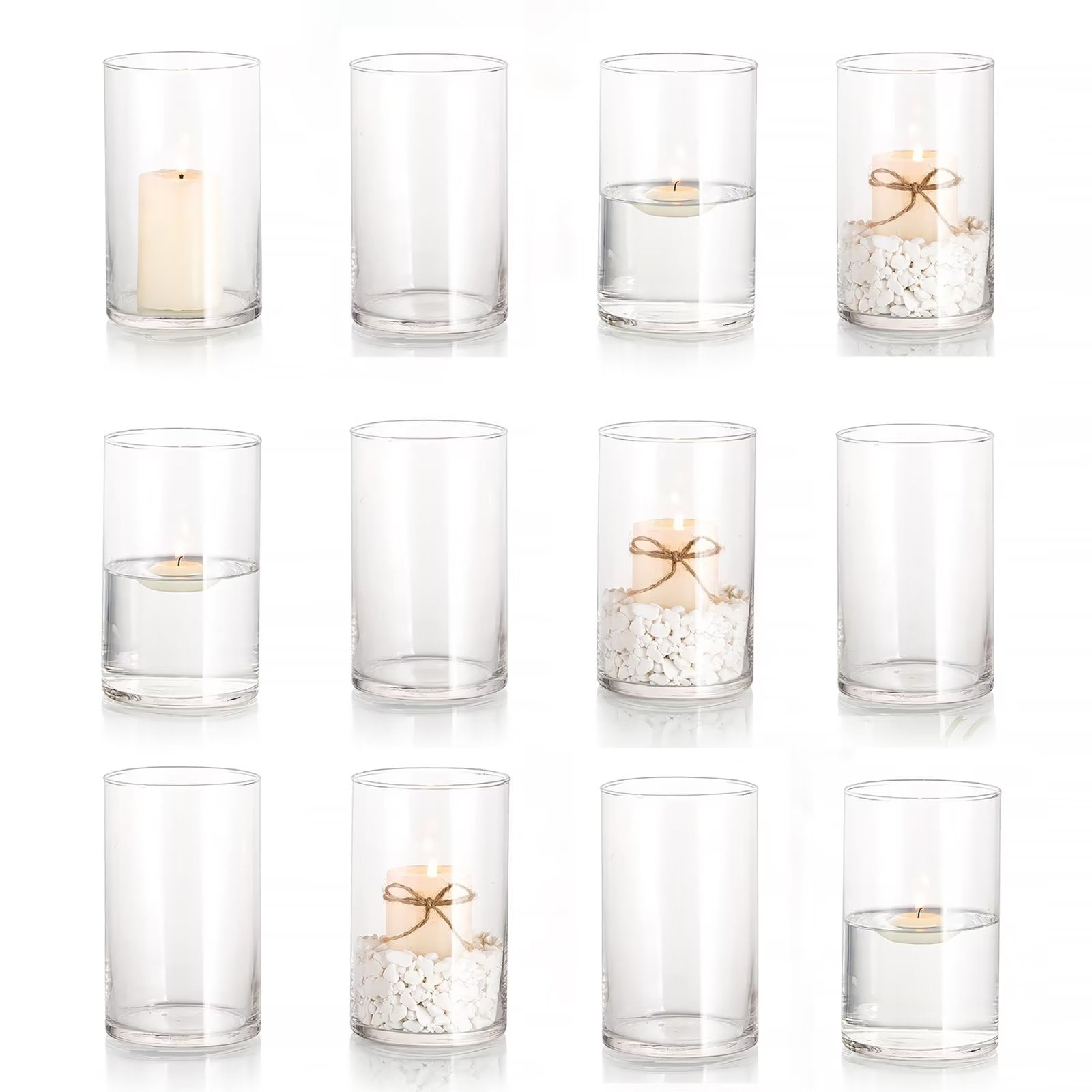 Glass hurricane candle holders bulk deals
