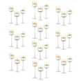 thumbnail image 1 of Glasseam Glass Hurricane Candle Holders Bulk Set of 30 Long Stem Tealight Candle Holder for Wedding Centerpieces 7.87",8"&10.2"H, 1 of 10