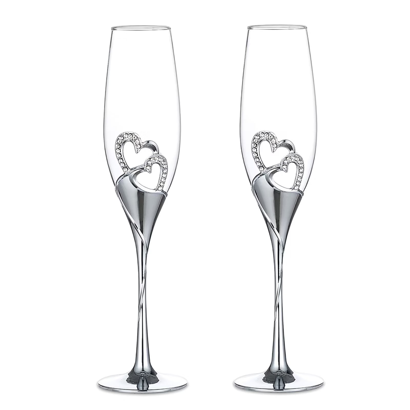Modern Champagne Flutes Glass,Premium Crystal Hand-Blown Long Stem  Champagne Glasses Set of 2,Elegan…See more Modern Champagne Flutes  Glass,Premium