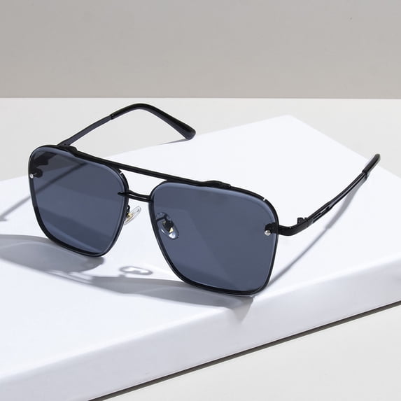 Glasses All-Season for Men and Women— Frame Design Everyday Eyewear Outdoor Fashionable Sun Shades for Any Occasion, Black