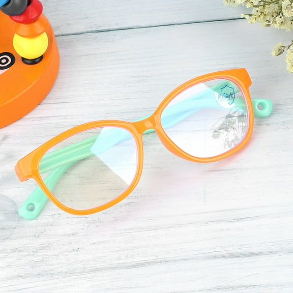 Glasses, Anti Light Blue Glasses,Fashion Children Baby Soft Comfortable Anti Blue Light Gel Frame Glasses