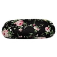 thumbnail image 1 of Glasses Case Hard Shell Eyeglass Case for Women Fabrics Floral Retro Spectacle Case Box Portable Eyeglass Cases,black, 1 of 5