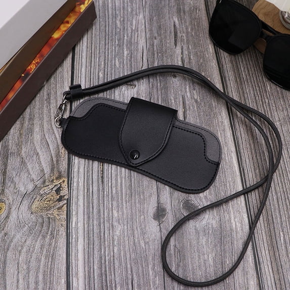 Glasses Case Travel Pouch Anti Scratch Sunglasses Holder Fits Keys & Phone Compact Protective Carrier for Men Women
