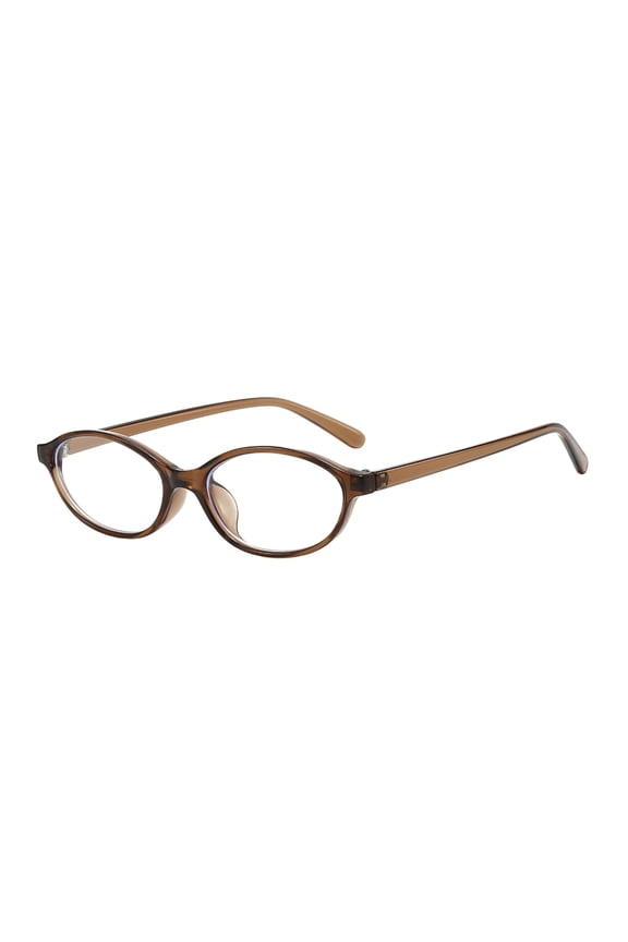 Glasses Riding Eyewear Retro Oval Frames for Small Faces with Blue Light Blocking for Everyday Use and Style