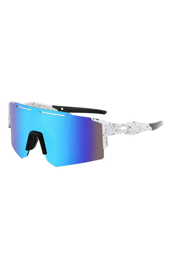 Glasses Cycling Eyewear for Road Unisex Outdoor Sports Sunglasses Windproof Performance with Lightweight Aluminum Frame and Foldable Design