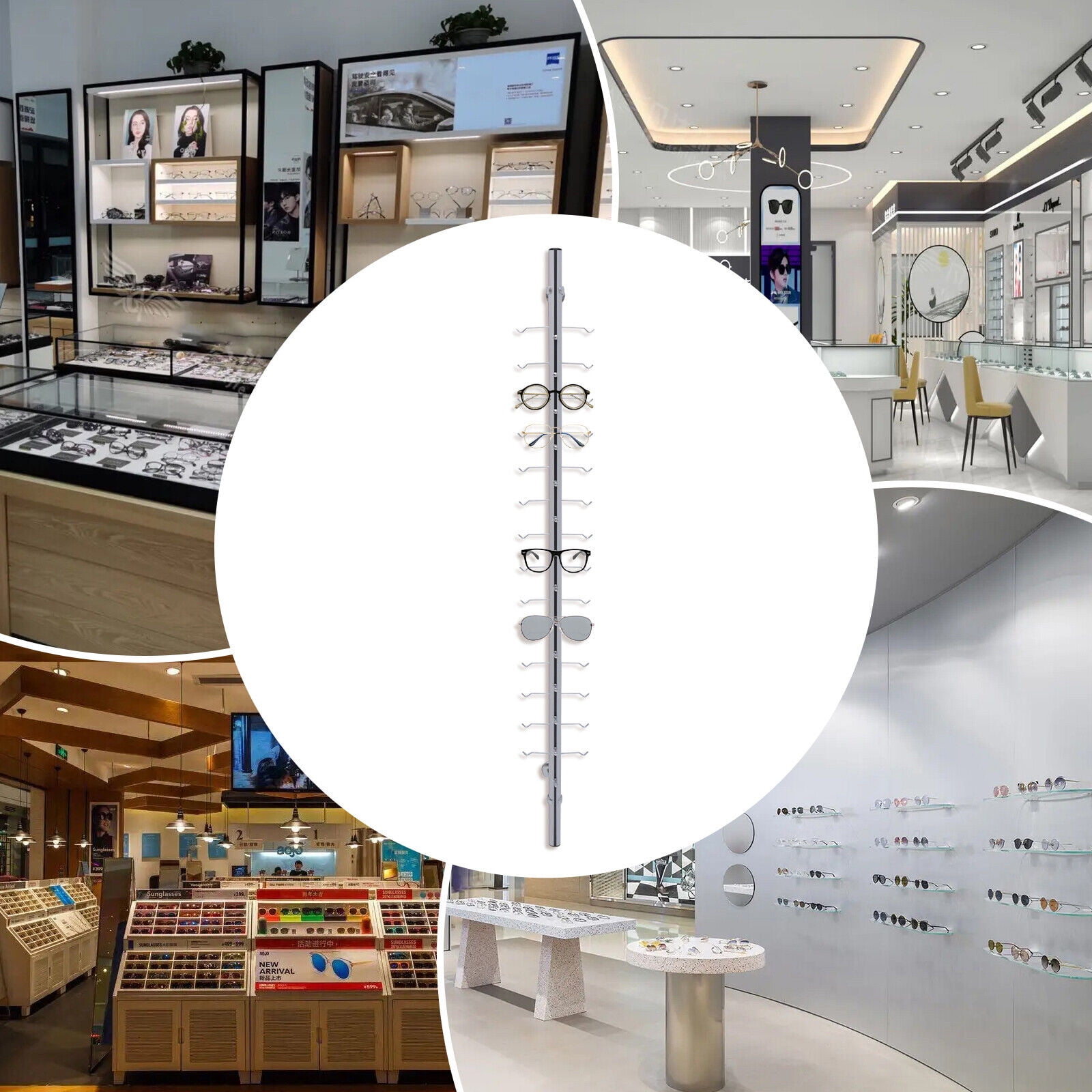 Glasses Display Rack, Sunglasses Storage Organizer for Individual ...