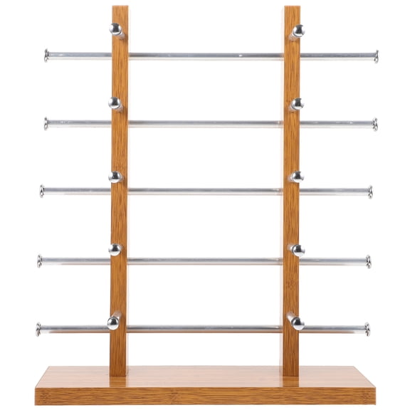 Glasses Display Stand Wooden Sunglasses Rack Shelf Eyeglass Eyeglasses Frame Metal