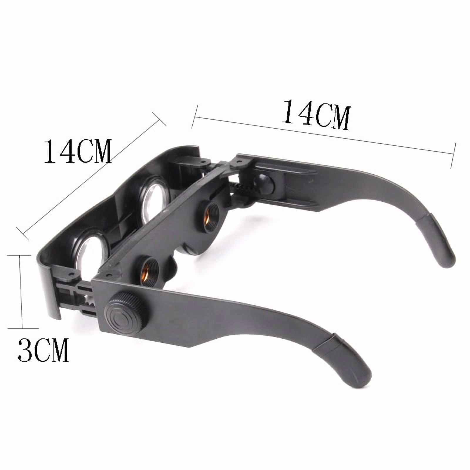 Glasses Fishing Focus Adjustable Professional Binoculars Telescope Magnifier Glasses Hands-Free Wearable For Theater TV Sight
