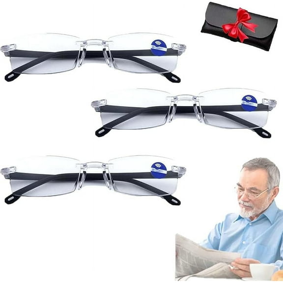 Glasses Near And Far Sight,Intelligent Zoom Glasses,Color-Changing Anti-Blue Light Presbyopia